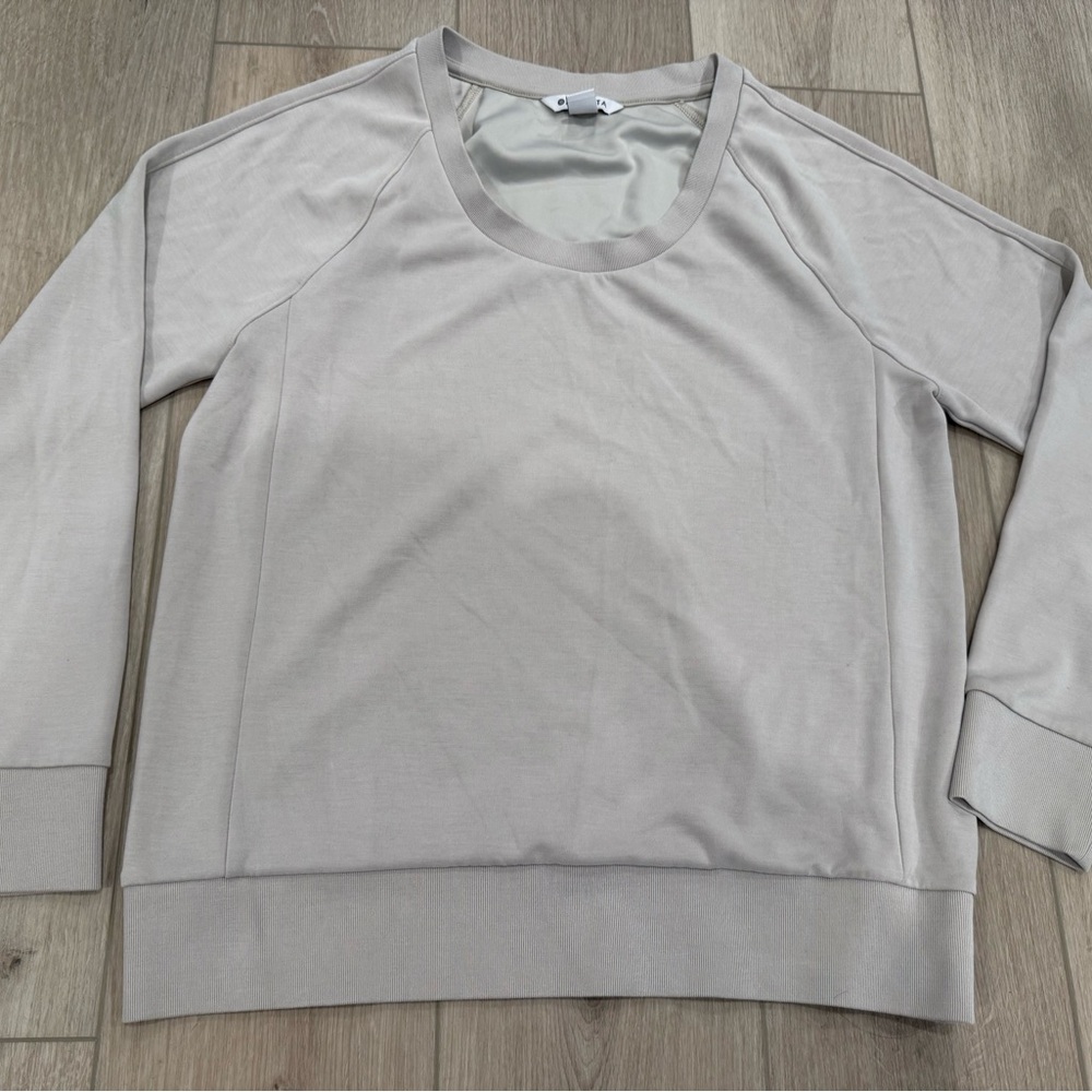 ATHLETA - Women's Luxe Sweater - Heather Grey Size M